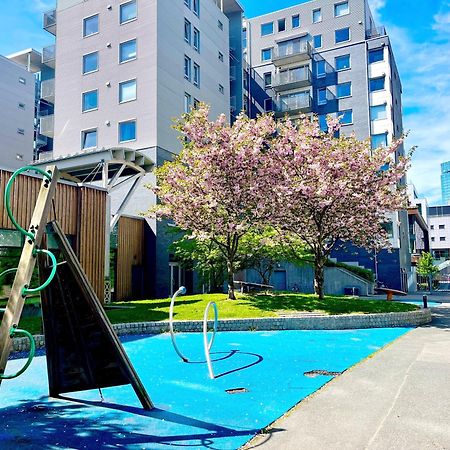 City Center Flat W Roof Top Terrace & Free Parking Oslo Buitenkant foto