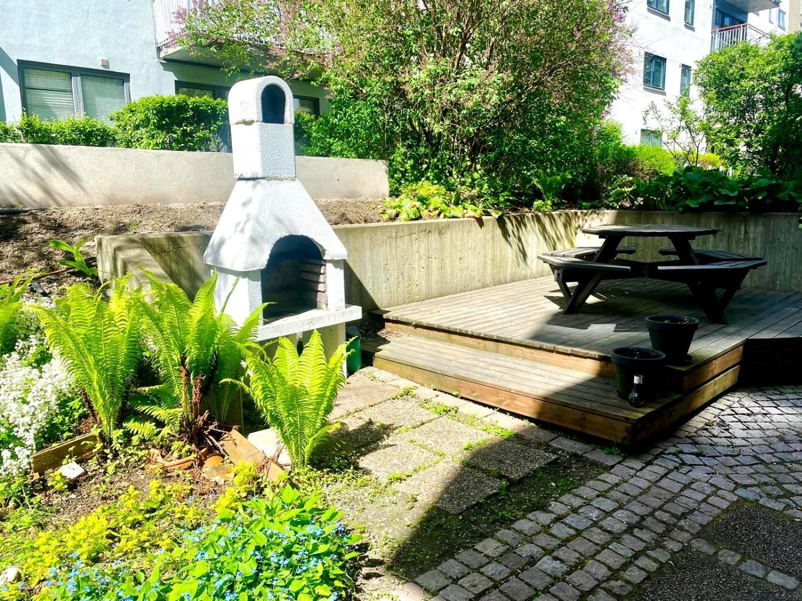 City Center Flat W Roof Top Terrace & Free Parking Oslo Buitenkant foto